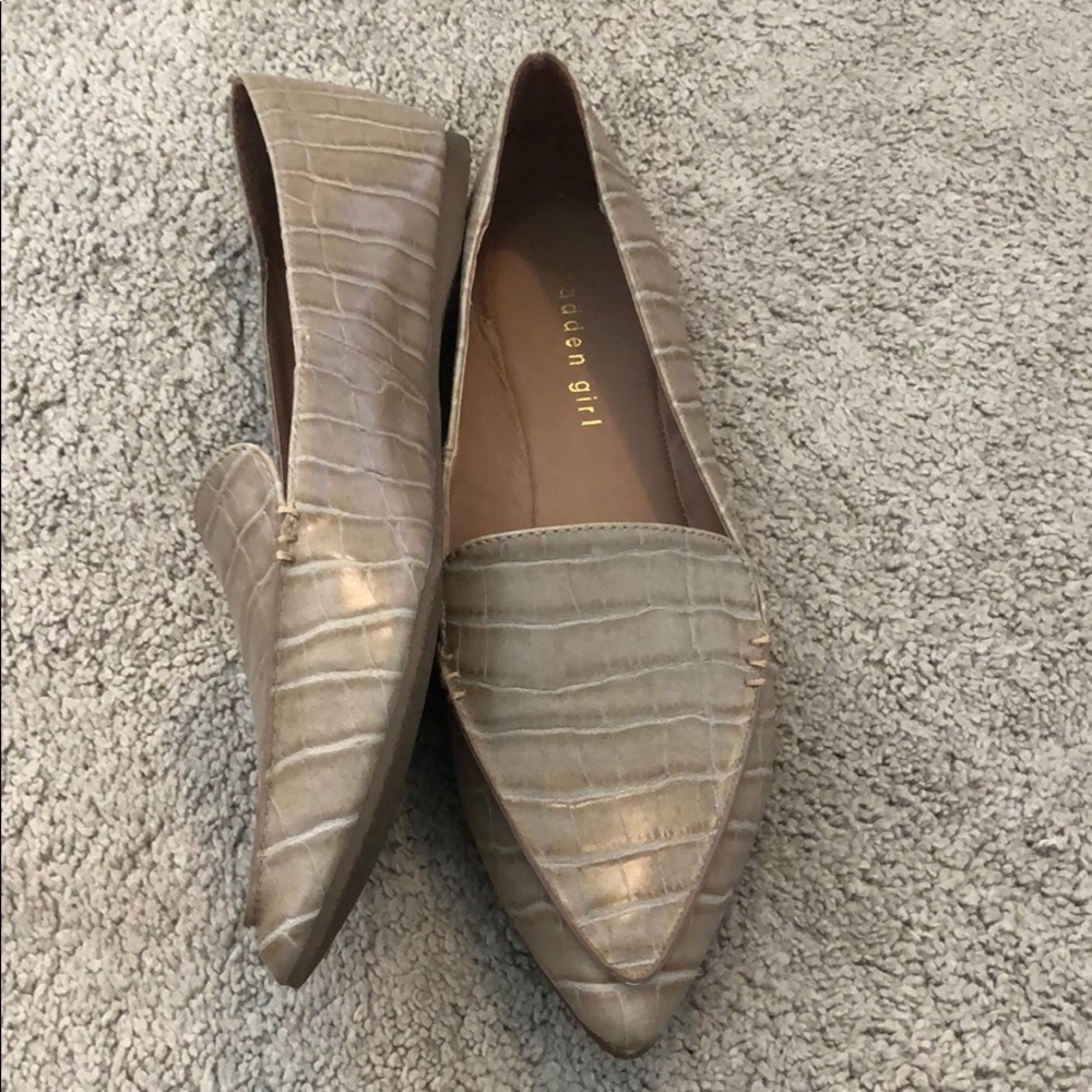 Madden Girl Snake Skin Flats